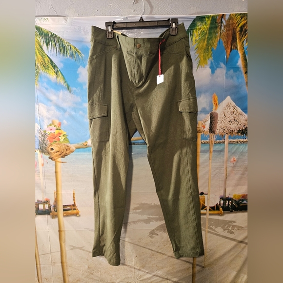 Pants - Olive Green Cargo Pants